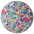 Kylpyhuonematto, monivärinen, Halkaisija 100 cm, antibakteerinen, liukumaton - Kylpyhuonematot ja kosteantilan matot - 8681875587906 - 1