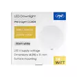 LED-kattovalaisin PNI D-Light CL2424 24W, pyöreä 29 cm, 2700K, 230V virtalähde, 2640 lm, lämmin valkoinen - PNI tuotteet - 5949066543166 - 8