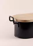 Leipälaatikko 100% Galvanoitu Musta 39x22x16 cm - Tyylikäs ja Kestävä Leipälaatikko Keittiöön - Päivittäiskeittiötarvikkeet - 8684283609826 - 7