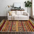 Matto (120 x 180), monivärinen, 120 x 180 cm, kestävä, antibakteerinen - Suuret ja keskikokoiset matot - 8683342897426 - 1