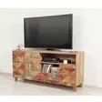 Moderni TV-taso Atlantic Pine - 160x65x45 cm, Melamiinipinnoitettu, Useita Hyllyjä, Lisäsäilytystilaa, Kiinnitettävä Seinäkiinnitys - TV-tasot - 8681875323016 - 3
