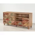 Moderni TV-taso Atlantic Pine - 160x65x45 cm, Melamiinipinnoitettu, Useita Hyllyjä, Lisäsäilytystilaa, Kiinnitettävä Seinäkiinnitys - TV-tasot - 8681875323016 - 4