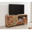 Moderni TV-taso Atlantic Pine - 160x65x45 cm, Melamiinipinnoitettu, Useita Hyllyjä, Lisäsäilytystilaa, Kiinnitettävä Seinäkiinnitys - TV-tasot - 8681875323016 - 2