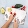 Monivärinen 100% Karkaistu Lasi Leikkuulauta 20x30 cm - Antibakteerinen, Helppo Puhdistaa, Liukumaton Silikonijalat - Keittiötyövälineet - 8684283725236 - 2