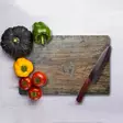 Monivärinen 100% Temperoitu Lasi Leikkuulauta 20x30 cm - Antibakteerinen, Helppo Puhdistaa, Liukumaton Silikonijalat - Keittiötyövälineet - 8684283724666 - 2