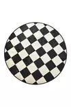 Monivärinen 140 cm Matto - 100% Polyesteri, Antibakteerinen, Konepestävä, Liukumaton, 10 mm Paksuus, 700 gr/m² - Pyöreät matot - 8681875591576 - 1