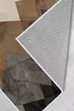 Monivärinen 180x280 cm 100% Polyesteri Matto - Antibakteerinen, Konepestävä, Liukumaton, 3D Digitaalinen Painatus - Suuret ja keskikokoiset matot - 8682870608436 - 5