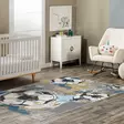 Monivärinen 180 x 280 cm Matto - 100% Polyesteri, Antibakteerinen, Ekologinen, Digitaalinen Painatus, Konepestävä - Suuret ja keskikokoiset matot - 8683342890526 - 1