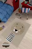 Monivärinen 3D Digitaalipainettu Antibakteerinen Matto 80x50 cm - 100% Polyesteri, Konepestävä, Liukumaton PVC Alapuoli - Pienet matot ja käytävämatot - 8682870641396 - 2