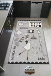Monivärinen 3D Digitaalipainettu Matto 50x80 cm - 100% Polyesteri, Konepestävä, Liukumaton PVC-pohja, 8 mm Nukka - Pienet matot ja käytävämatot - 8683342309516 - 1