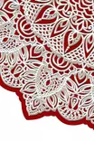 Monivärinen 60 cm Antibakteerinen Konepestävä Matto - 100% Polyesteri, 3D Digitaalinen Painatus, Liukumaton Alapuoli - Pyöreät matot - 8682870613256 - 3
