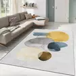 Monivärinen 80x140 cm Matto - 100% Polyesteri, Liukumaton, Konepestävä, Raschel Neulonta, Digitaalinen Painatus - Pienet matot ja käytävämatot - 8682870684416 - 1