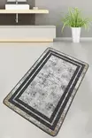 Monivärinen Antibakteerinen Kylpymatto 70x120 cm - 100% Polyesteri, 10 mm Nukka, Liukumaton, Konepestävä 30°C - Kylpyhuonematot ja kosteantilan matot - 8683342800716 - 2