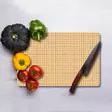 Monivärinen Antibakteerinen Leikkuulauta 100% Karkaistua Lasi 20x30 cm - Helppo Puhdistaa, Liukumaton, Ei Astianpesukoneeseen - Keittiötyövälineet - 8684283727216 - 2
