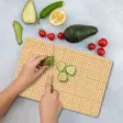 Monivärinen Antibakteerinen Leikkuulauta 100% Karkaistua Lasi 20x30 cm - Helppo Puhdistaa, Liukumaton, Ei Astianpesukoneeseen - Keittiötyövälineet - 8684283727216 - 1