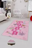 Monivärinen eteisen matto käytävämatto 100x150 cm - Antibakteerinen, Liukumaton, 3D Digipainatus, Konepestävä, 100% Polyesteri - Suuret ja keskikokoiset matot - 8682870647046 - 2