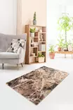 Monivärinen eteisen matto käytävämatto 80x150 cm - 100% Polyesteri, Antibakteerinen, Konepestävä, Liukumaton, Digitaalinen Painatus - Pienet matot ja käytävämatot - 8681875593266 - 2