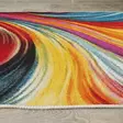 Monivärinen Konepestävä Antibakteerinen Puuvillamatto 180x280 cm - Liukumaton, Konekudottu, Digitaalipainettu - Suuret ja keskikokoiset matot - 8683743505616 - 6
