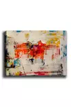 Monivärinen Koristeellinen Canvas-taulu 50x70 cm - 100% Canvas, 100% Puinen Kehys 3 cm - Seinäsisustus - Taulut ja kehykset - 8681875609226 - 1