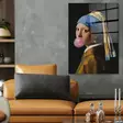 Monivärinen Koristeellinen Karkaistu Lasi Maalaus 50x70 cm - Tyylikäs Seinäkoriste, Kestävä ja Helppo Asentaa - Taulut ja kehykset - 8683742891666 - 6