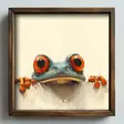 Monivärinen Koristeellinen Kehystetty MDF-maalaus 50x50x3,5 cm - Tyylikäs Sisustuselementti Kodin Seinille - Taulut ja kehykset - 8684282615866 - 2