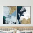 Monivärinen MDF-seinäkoriste 40x60 cm (2 kpl) - Tyylikäs ja ainutlaatuinen digitaalinen taideteos kodin sisustukseen - Taulut ja kehykset - 8684283714216 - 1