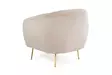 Nojatuoli, beige, 70 cm x 82 cm x 82 cm, mukava, kestävä - Nojatuolit - 8683742976066 - 8