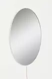 Peilikaappi LED-valaistuksella, Valkoinen, Särkymätön 5mm Akryylipeili MDF-taustalla, 40x60cm, 12V Neonraita - Peilit - 8684282468806 - 6