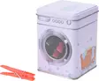 Pyykkipojat metalliboxissa 24 kpl - Pyykinkuivaus ja pyykkikorit - 8719202576016 - 2