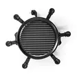 Raclette / Gourmet-setti | 6 henkilöä | 800 W | Ø 29 cm | Tarttumaton pinnoite - Keittiön erikoiskoneet ja grillit - 8711902090076 - 30