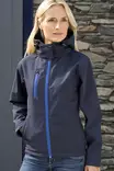 Result Naisten Hupullinen TX performance softshell-takki kalvolla, tummansininen - Naisten ulkoilutakit - 5055192352296 - 1