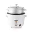 Riisinkeitin | 0,6 l | 300 W | Tarttumaton pinnoite | Irrotettava kulho | Höyrykori | Lämpimänäpitotoiminto | Automaattinen poiskytkentä | Valkoinen väri - Riisinkeittimet - 8711902089926 - 11