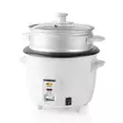 Riisinkeitin | 0,6 l | 300 W | Tarttumaton pinnoite | Irrotettava kulho | Höyrykori | Lämpimänäpitotoiminto | Automaattinen poiskytkentä | Valkoinen väri - Riisinkeittimet - 8711902089926 - 41