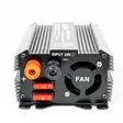 RO: Invertor de tensiune AlcaPower by President 300W alimentare 24V, iesire 230V, unda sinus modificata, mufa USB 5V 500mAh, cu clesti alimentare si mufa de bricheta inclusa - PNI tuotteet - 8055323216586 - 4