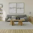 Sapphire Oak - sohvapöytä, 100% Melamiinipinnoitettu Lastulevy, 18 mm, 120x40x60 cm, Tyylikäs ja Kestävä - Sohvapöydät - 8684282523826 - 2
