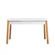 Skandinaavinen Ruokapöytä - Atlantic Pine White - 120x77x75 cm - 100% Melamiinipinnoitettu - Puujalat - 2 Pakkausta - Ruokapöydät - 8683342722186 - 1