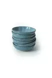 Turkoosi Appetizer-kulhosetti 6 kpl - 100% Keraaminen Kivitavara, Antibakteerinen, Mikroaaltouuni- ja Astianpesukoneenkestävä - Tarjoiluastiat - 8684283059416 - 7