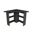 Tyylikäs Anthracite Opiskelupöytä - 100% Melamiinipinnoitettu, 18 mm Paksuus, Useita Hyllyjä, Seinään Kiinnitettävä - Työpöydät - 8682870728486 - 1
