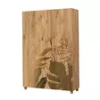 Tyylikäs Atlantic Pine -vaatekaappi: 120x189x48 cm, 100% melamiinipinnoitettu, lisäsäilytystilaa, seinäkiinnitysmahdollisuus - Vaatekaapit - 8683743421916 - 1