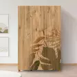Tyylikäs Atlantic Pine -vaatekaappi: 120x189x48 cm, 100% melamiinipinnoitettu, lisäsäilytystilaa, seinäkiinnitysmahdollisuus - Vaatekaapit - 8683743421916 - 2