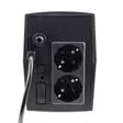 UPS PNI SafePC E650VA, teho 390W, 1.8A, lähtö 2 x 230V, LCD-näyttö, akku 7.2A mukana - PNI tuotteet - 5949066524516 - 3