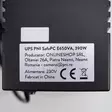 UPS PNI SafePC E650VA, teho 390W, 1.8A, lähtö 2 x 230V, LCD-näyttö, akku 7.2A mukana - PNI tuotteet - 5949066524516 - 9