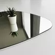 Valkoinen Peili 85x67 cm - Moderni MDF Peili Seinälle Kiinnitettävä, Assembloitu, Skandinaavinen Design - Peilit - 8682870558786 - 9