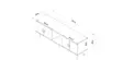Valkoinen TV-taso 120x30x45 cm, 100% Melamiinipinnoitettu Lastulevy, PVC-jalat 15 cm, Moderni ja Tyylikäs - TV-tasot - 8683742102236 - 6