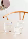 Vihreä 100% Borosilikaattilasi - Kestävä ja Tyylikäs Keittiölasit 8x8x9 cm, 320 ml - Astianpesukoneen Kestävä - Juomalasit - 8684283559336 - 2