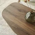 Walnut-sävyinen sohvapöytä - 100% melamiinipinnoitettu lastulevy, 100x60x35 cm, PVC-reunanauha, tyylikäs ja kestävä - Sohvapöydät - 8684283515226 - 10
