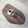 Walnut-sävyinen sohvapöytä - 100% melamiinipinnoitettu lastulevy, 100x60x35 cm, PVC-reunanauha, tyylikäs ja kestävä - Sohvapöydät - 8684283515226 - 8