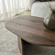 Walnut-sävyinen sohvapöytä - 100% melamiinipinnoitettu lastulevy, 100x60x35 cm, PVC-reunanauha, tyylikäs ja kestävä - Sohvapöydät - 8684283515226 - 9