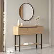 Walnut-senkki: Tyylikäs ja kestävä 100% melamiinipinnoitettu, 18mm paksu, 100x76x29,5cm, peili 60x60x1,8cm, metallijalat - Lipastot ja senkit - 8684282369516 - 3