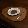 Wenge-värinen 100% puinen käsintehty pöytätablettisetti (4 kpl) - 33 x 45 cm - Ei mikroaaltouuni- tai astianpesukonekäyttöön - Pöytäliinat ja tabletit - 8684282344926 - 2